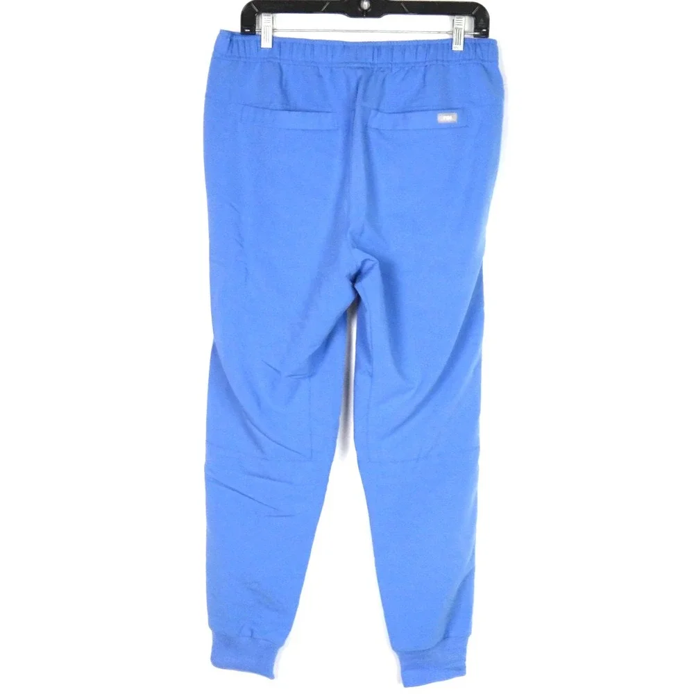 FIGS Technical Collection Light Blue Draw String Jogger Scrub Pants Men's Medium